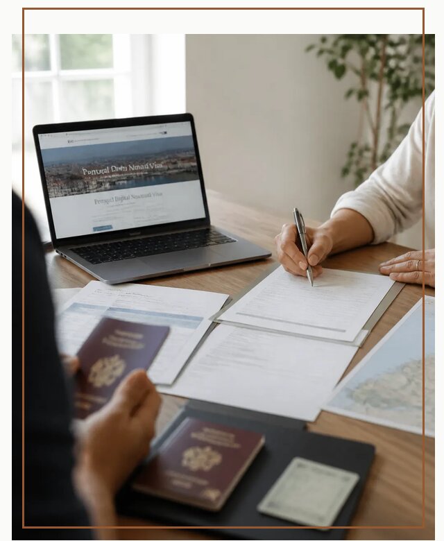 Оформление Digital Nomad и ВНЖ Португалии в Кимрах