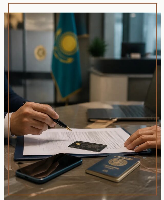 Открытие счета и банковской карты в Казахстане в Кимрах
